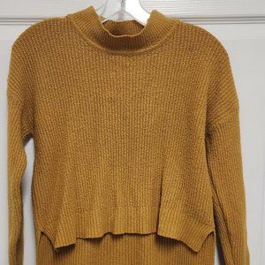 Ambiance Medium High Low Mock Neck Sweater